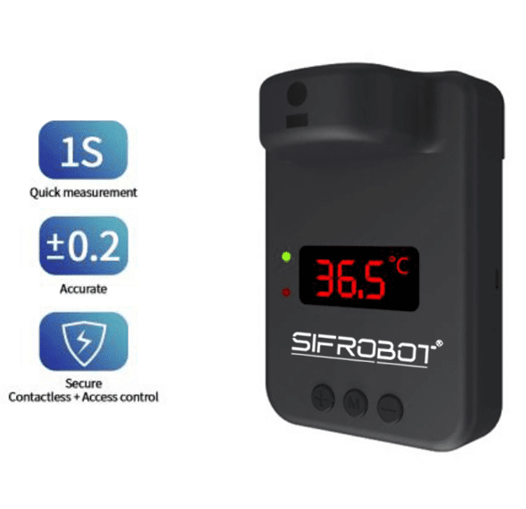 Wall-Mounted Access Control Thermometer: SIFROBOT-7.63