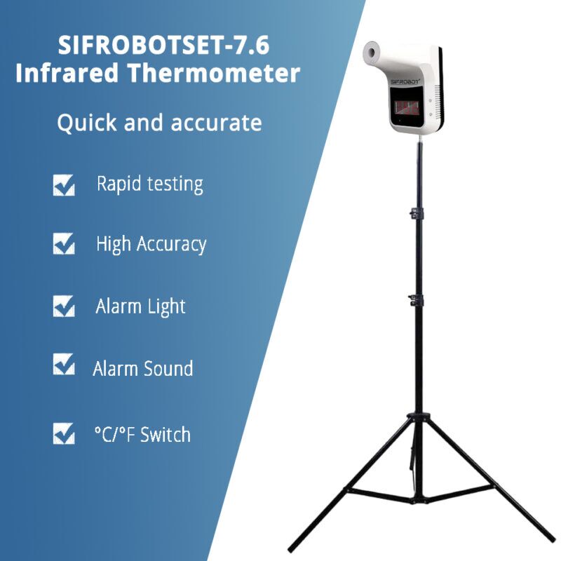 Bluetooth Wall-Mounted Infrared Thermometer: SIFROBOTSET-7.6