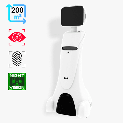 Robot di telepresenza intelligente: SIFROBOT-2.0 con immagine principale di area di navigazione laser di 200 ²