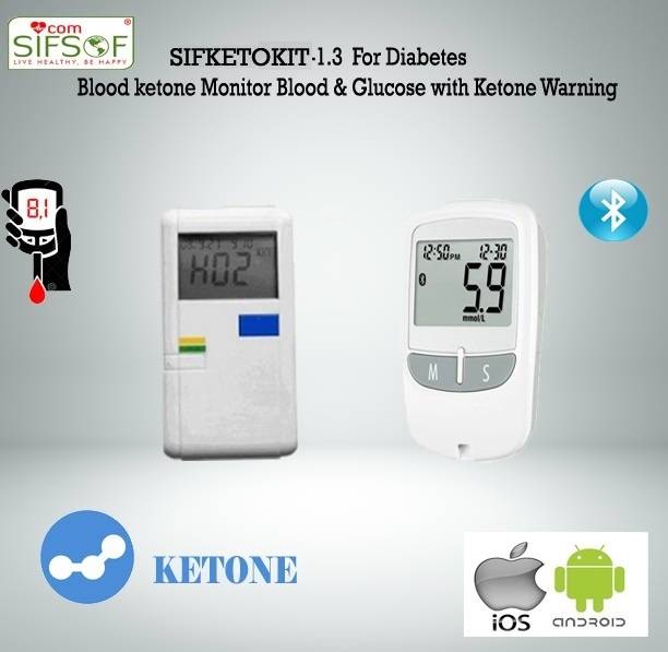 Diabetes Blood ketone & Glucose Monitor SIFKETOKIT-1.3 pangunahing larawan