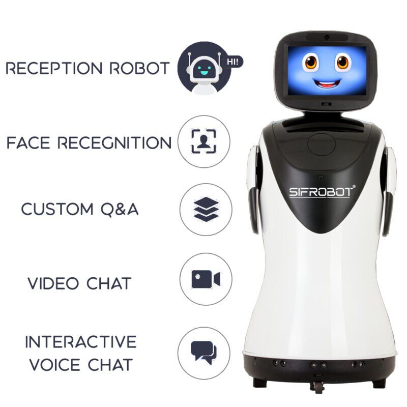 Conception humanoïde de robot de téléprésence professionnelle SIFROBOT-4.2