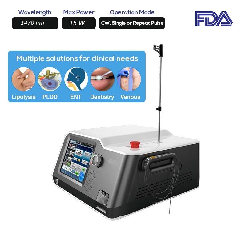 FDA 1470 nm Medizinisches 15-Watt-Diodenlasersystem SIFLASER-3.3D