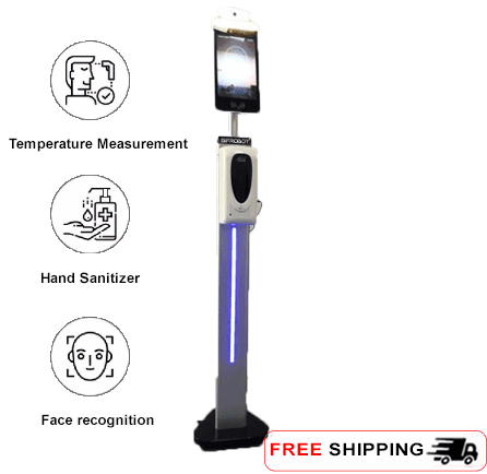 Handdesinfecterend Gezichtsherkenning Infrarood non-contact thermometer - SIFROBOT-7.71