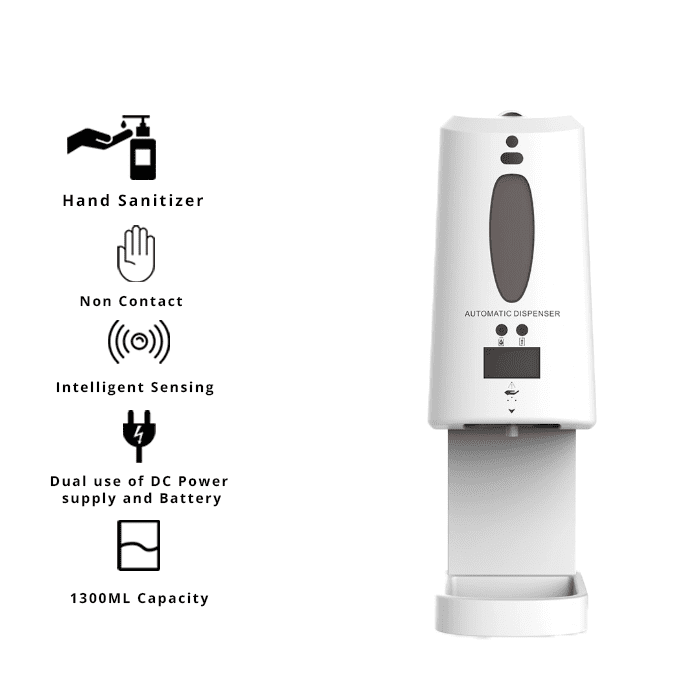 Dispenser Pembersih Tangan & Pemeriksa Suhu: SIFCLEANTEMP-1.3 gambar utama