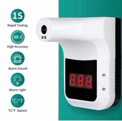 Termometer Inframerah Terpasang di Dinding Bluetooth: SIFROBOT-7.6 gambar utama