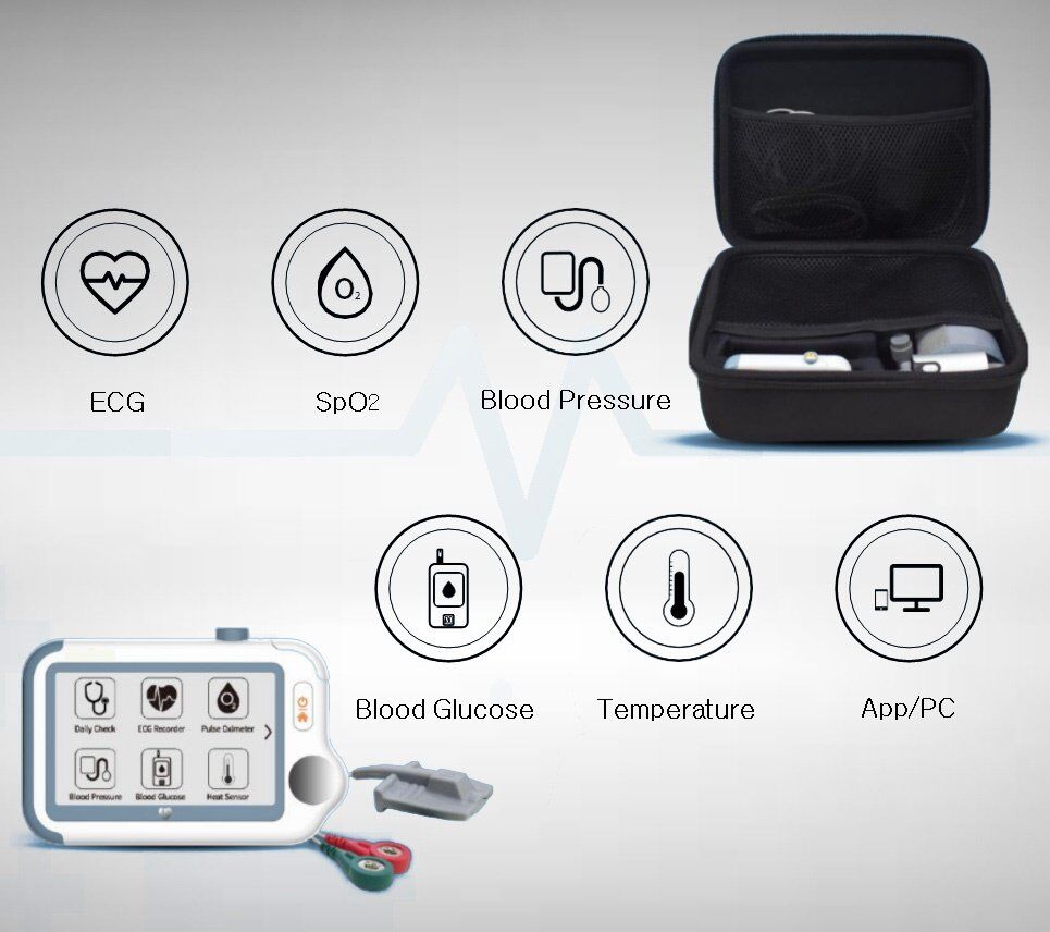 Bluetooth Vitalfunktionsmonitor FDA SIFVITAL-1.0