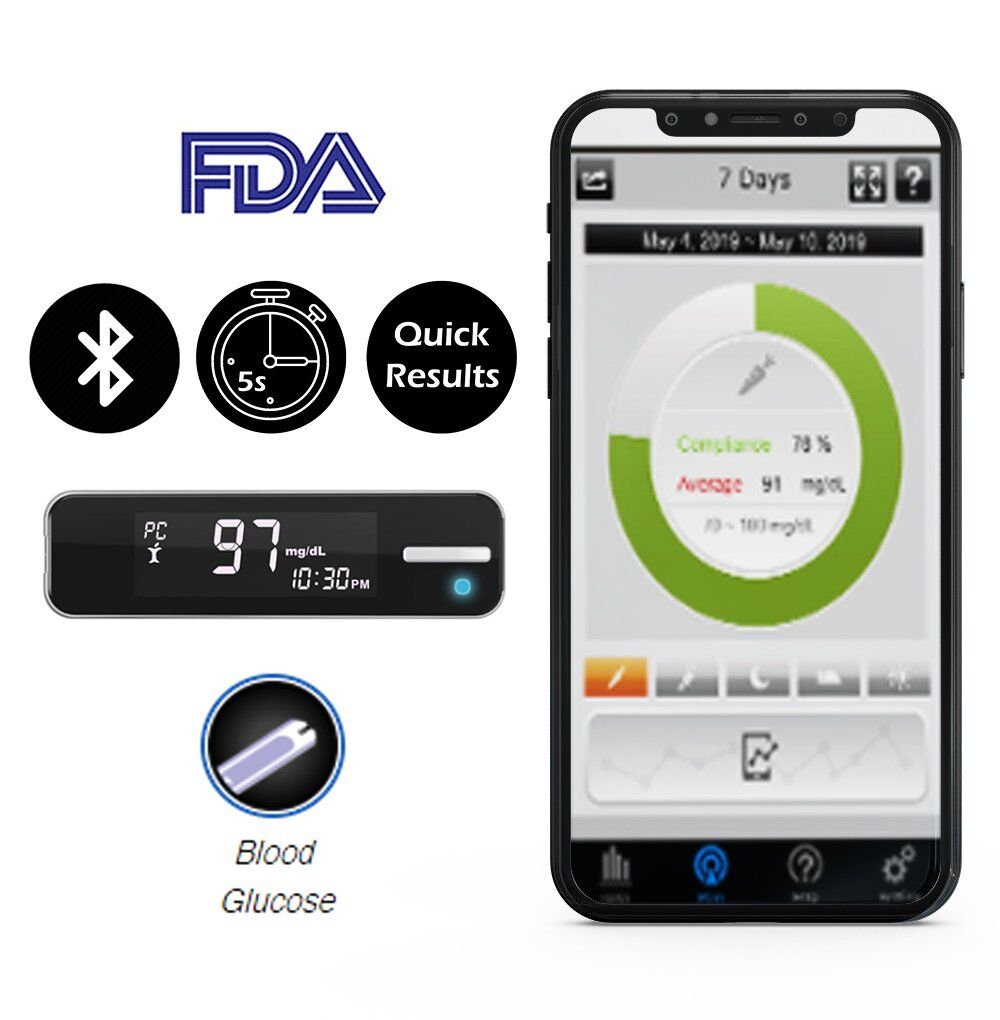 FDA Bluetooth blodsukkermåler: SIFGLUCO-3.7