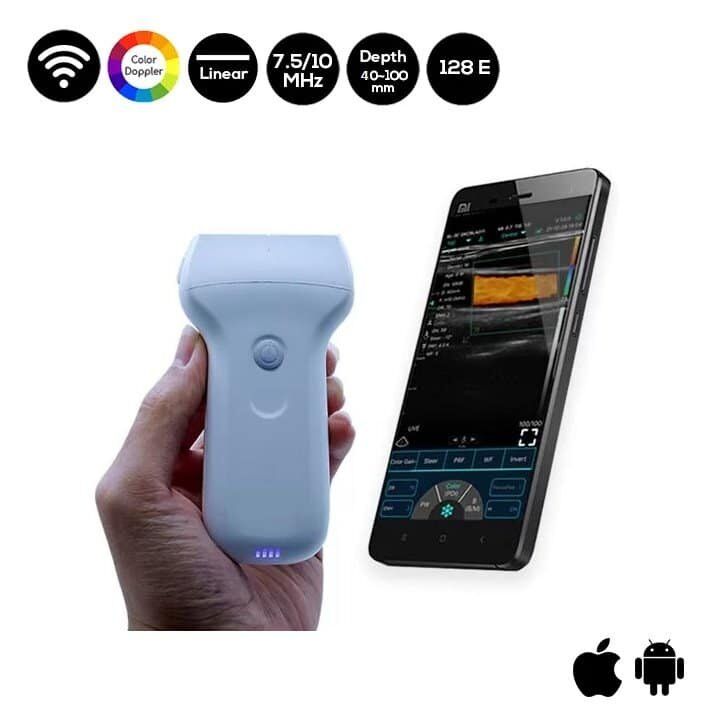 Scanner a ultrasuoni wireless USB e Color Doppler lineare SIFULTRAS-3.34